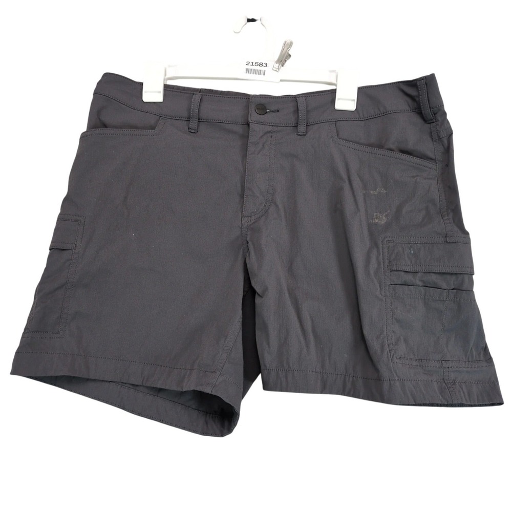 Carhartt Straight Fit Gray Cargo Shorts Womens 18 38x7" Stretch Utility Gorpcore